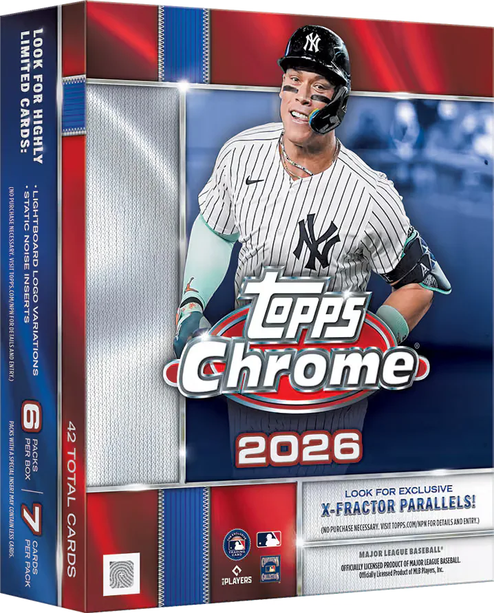 2026 Topps Chrome Baseball Mega Box