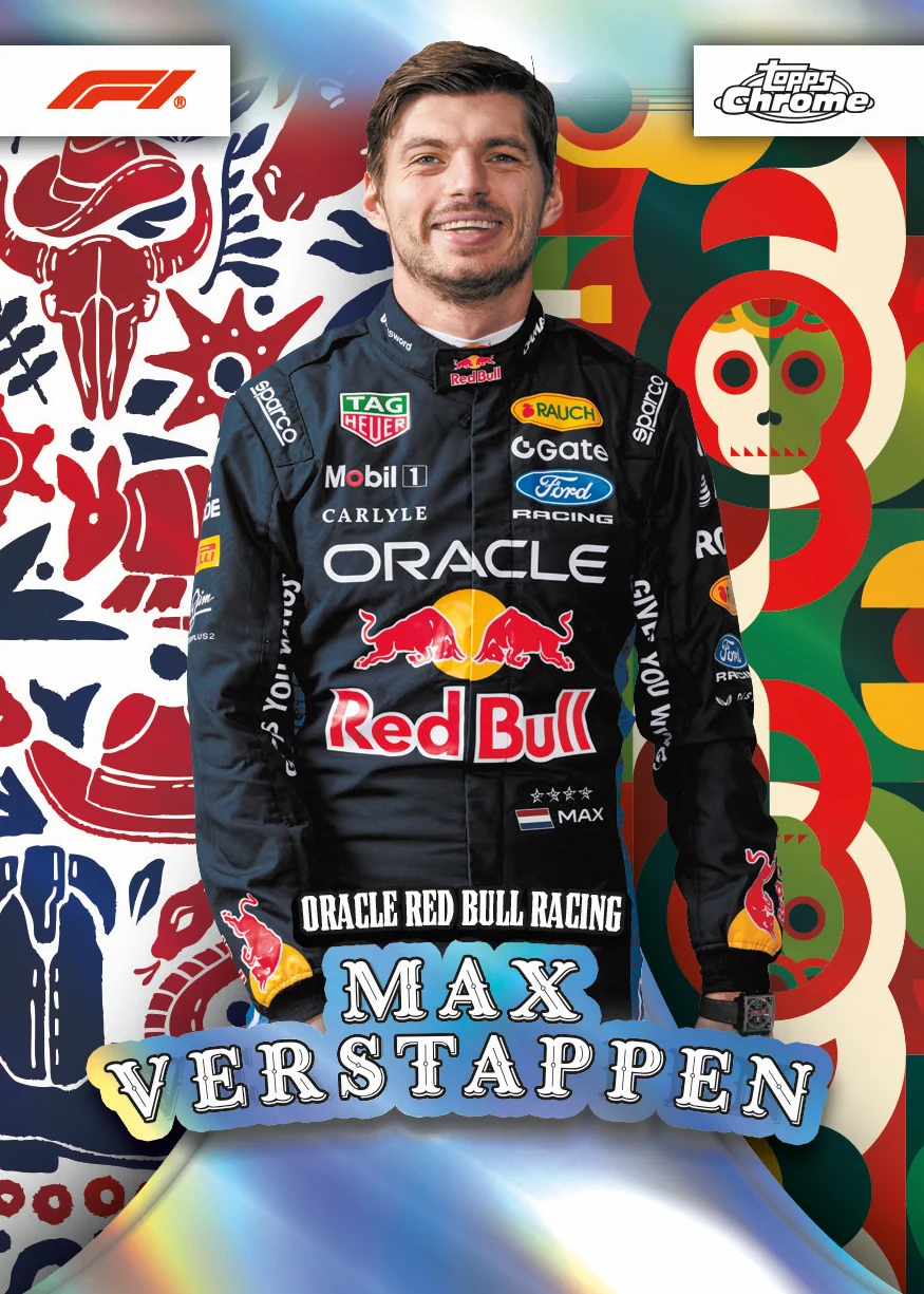 Max Verstappen Austin to Mexico City sample card