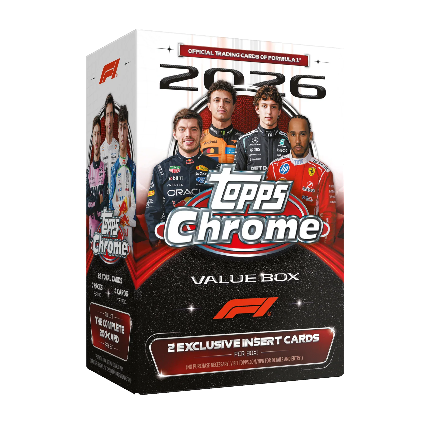 2026 Topps Chrome Formula 1 Value Box