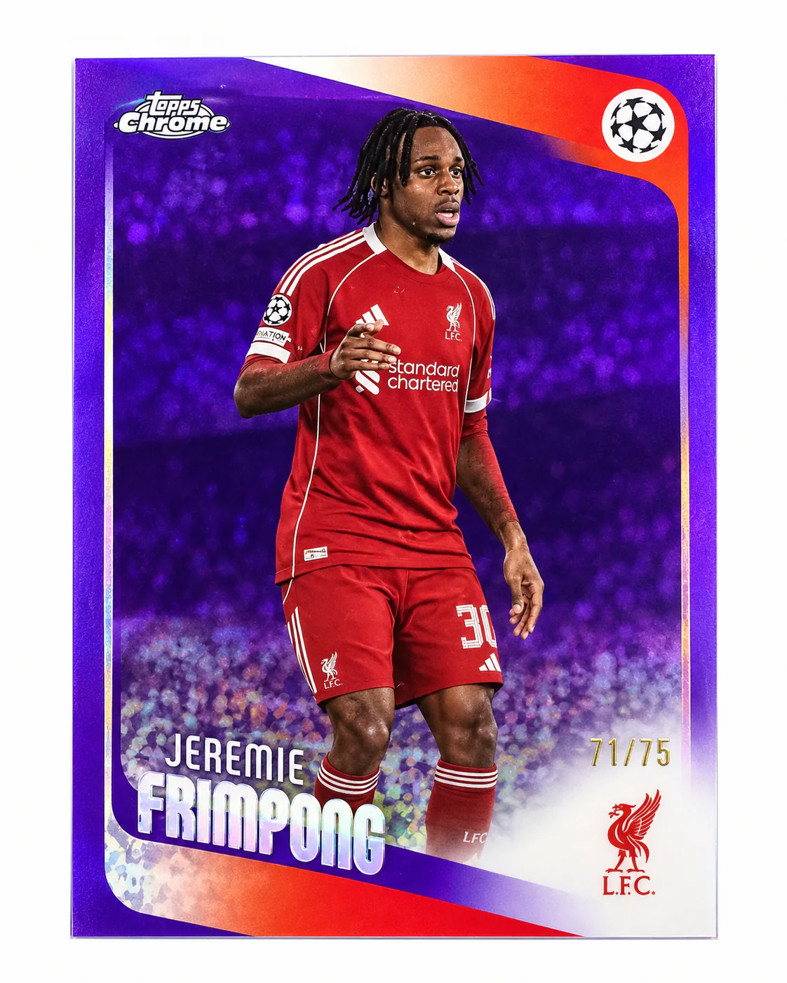 Jeremie Frimpong · Topps Chrome /75
