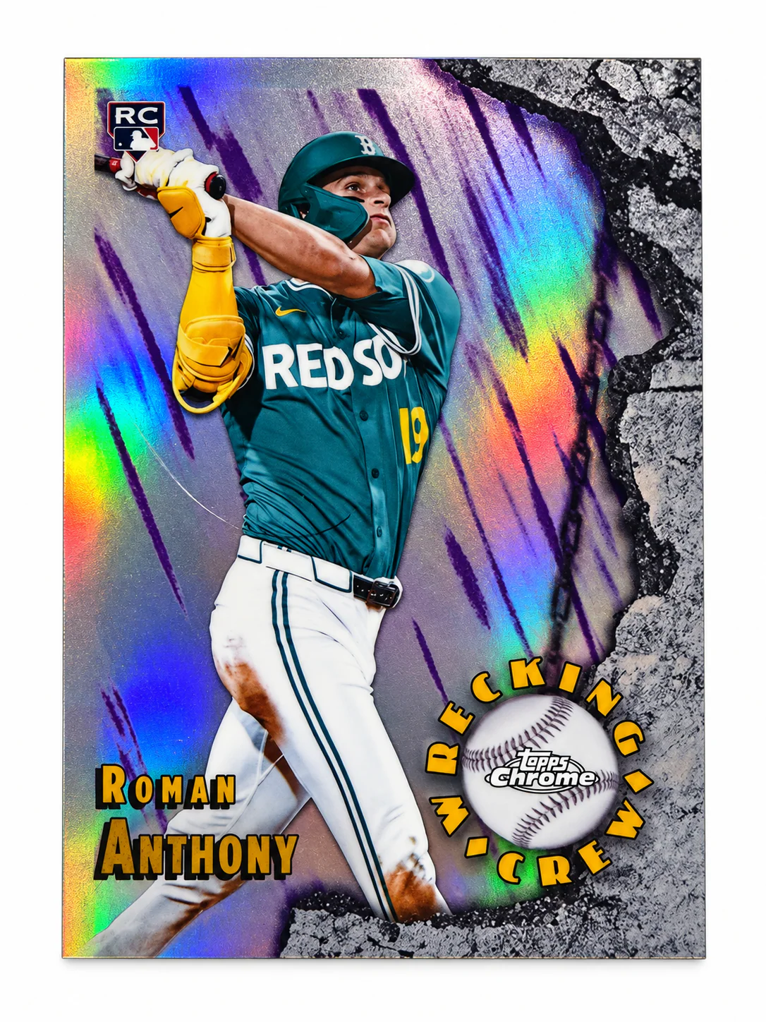 Roman Anthony · Topps Chrome Wrecking Crew RC
