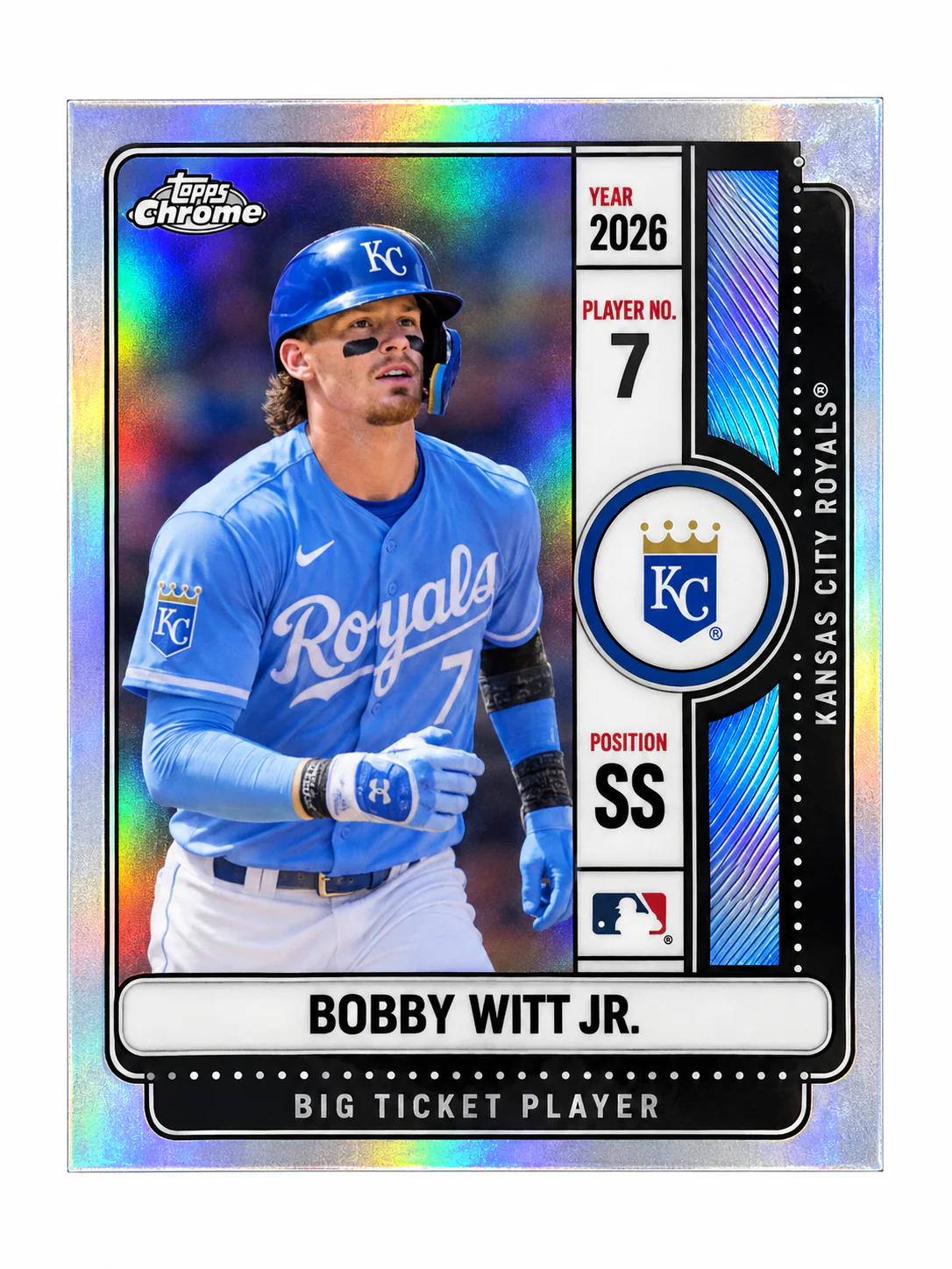 Bobby Witt Jr. · Topps Chrome Big Ticket Player