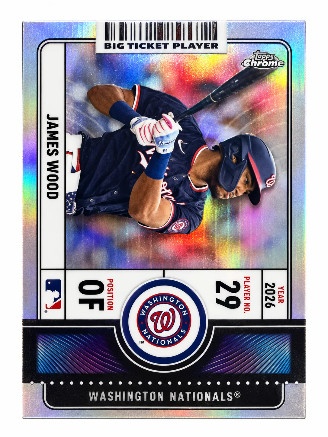 James Wood · Topps Chrome Big Ticket Player