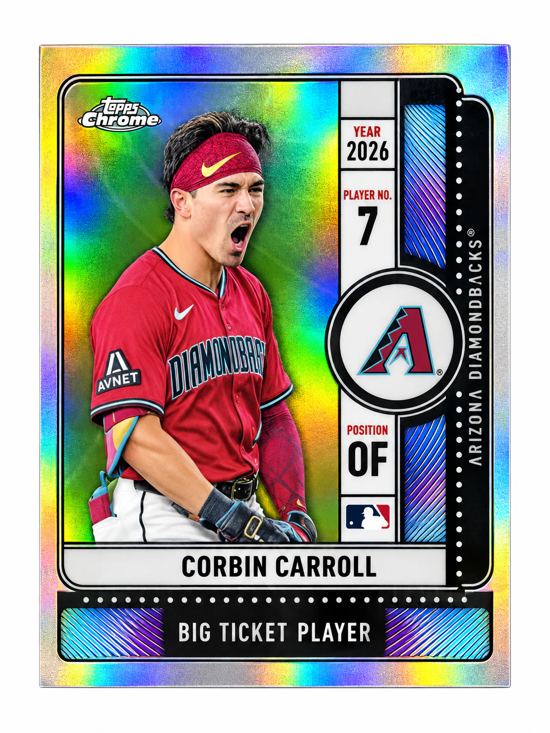 Corbin Carroll · Topps Chrome Big Ticket Player