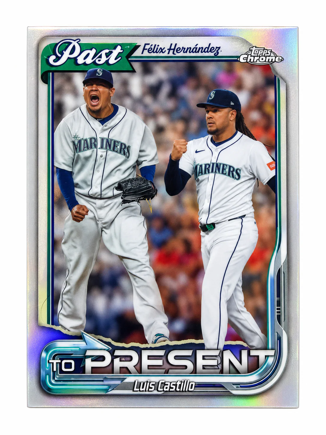 Félix Hernández / Luis Castillo · Topps Chrome Past to Present