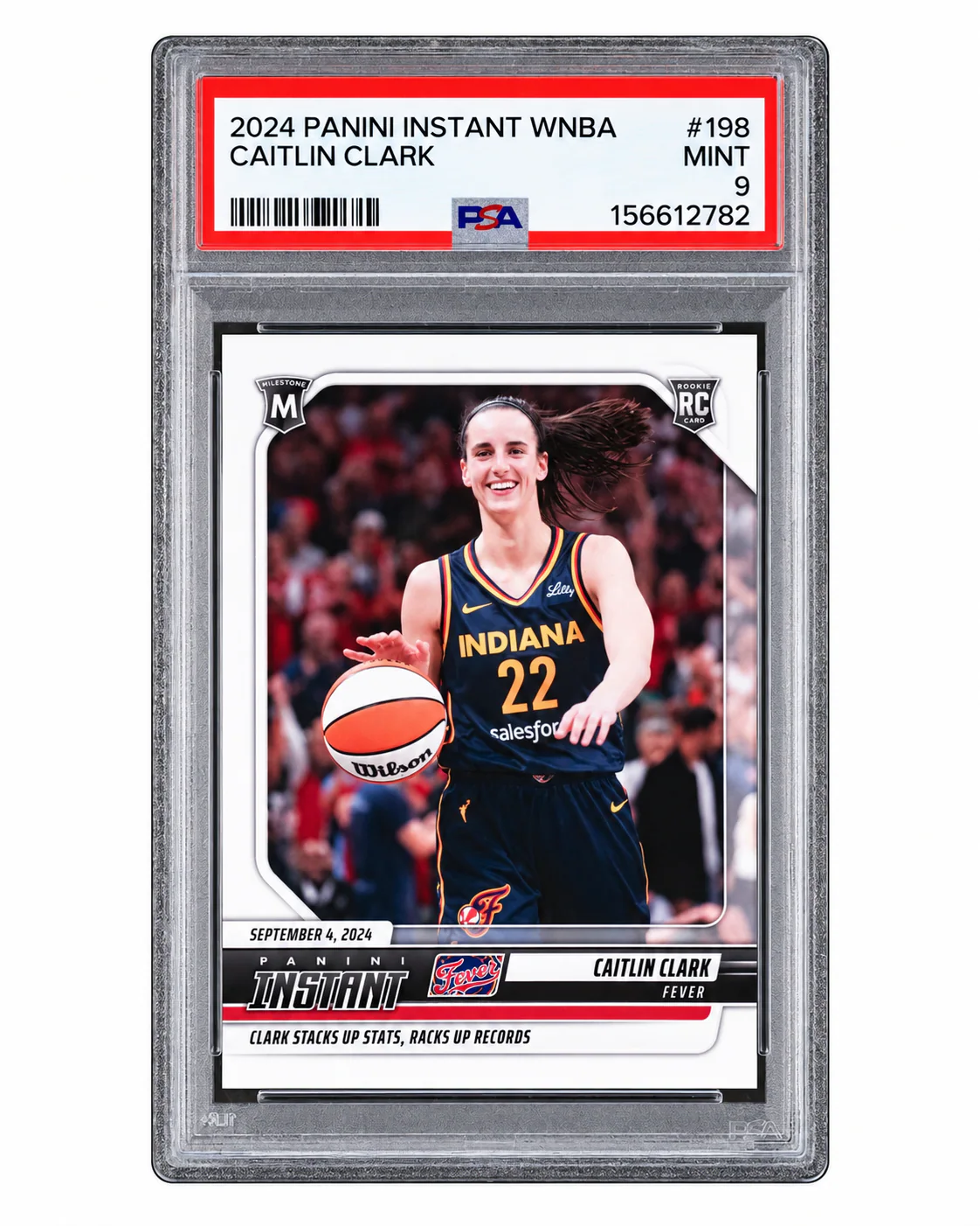 Caitlin Clark · Panini Instant WNBA RC · PSA 9
