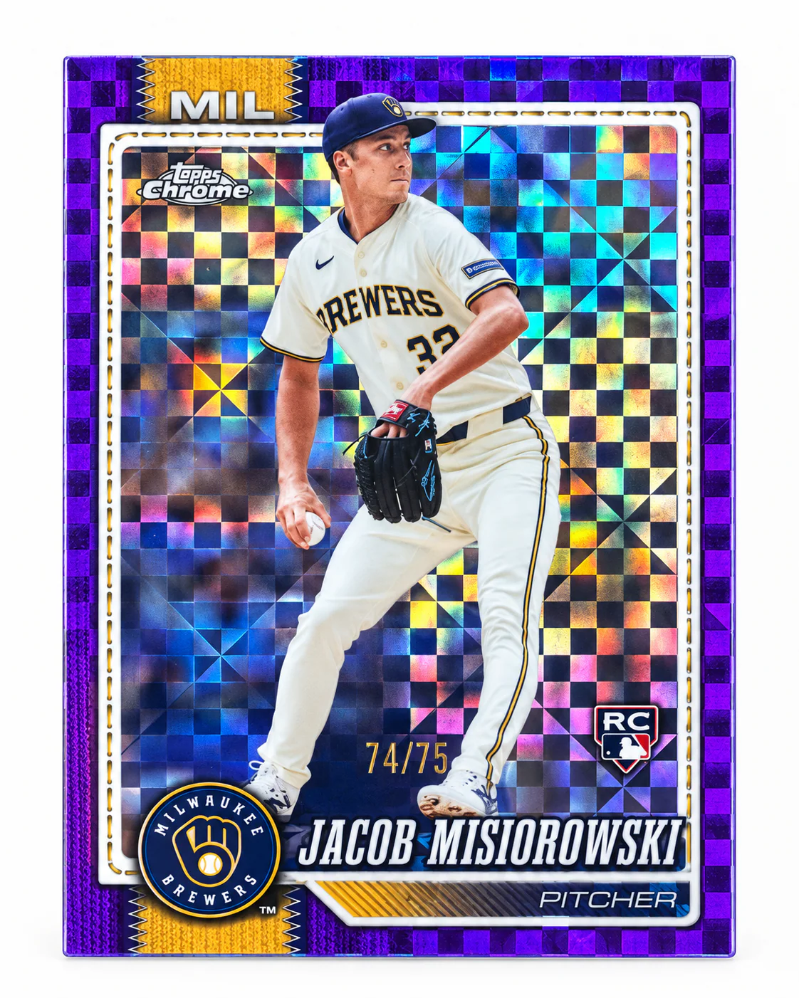 Jacob Misiorowski · Topps Chrome RC /75