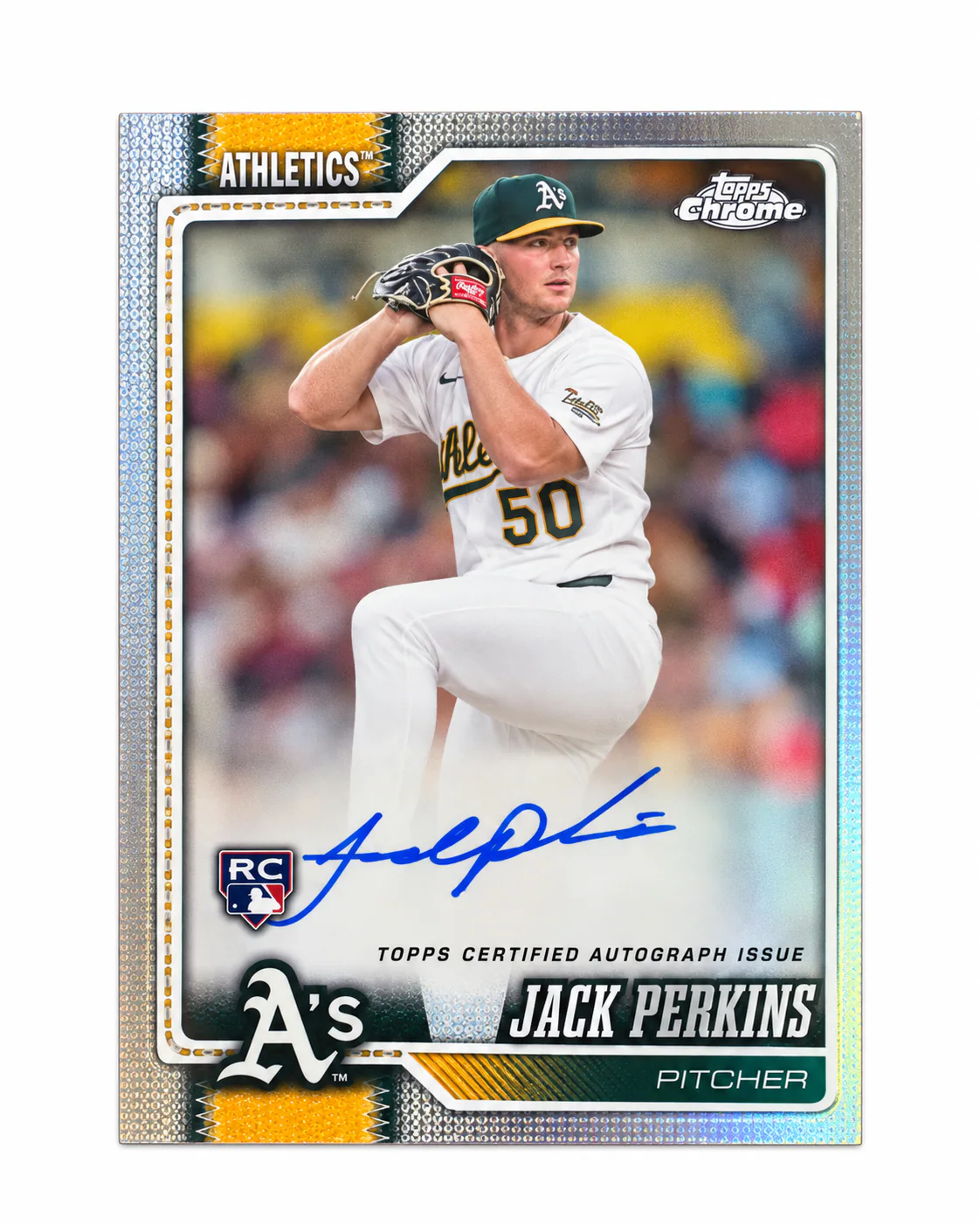 Jack Perkins · Topps Chrome RC Auto