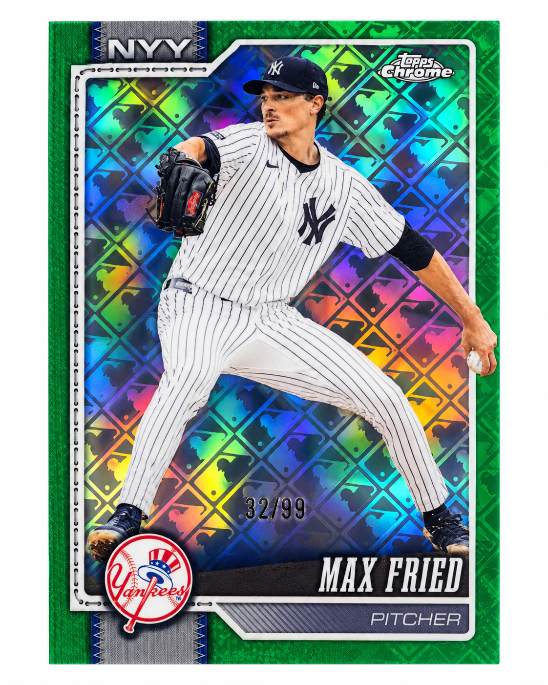 Max Fried · Topps Chrome Logofractor /99