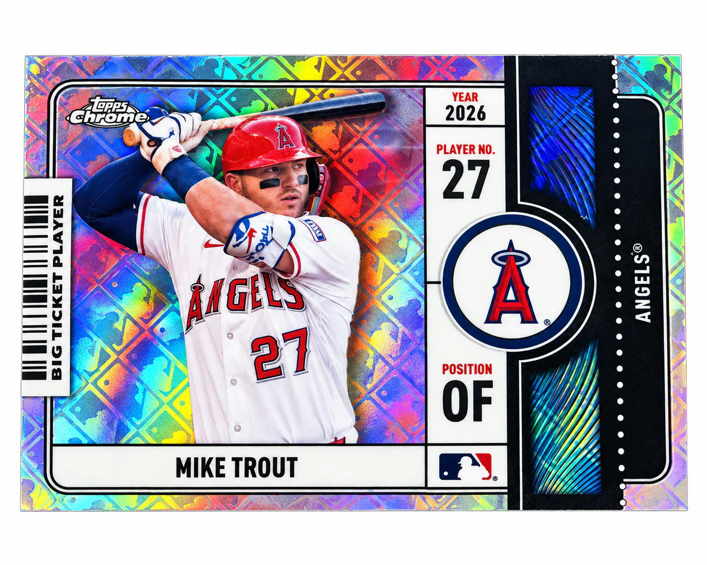 Mike Trout · Topps Chrome Big Ticket Player