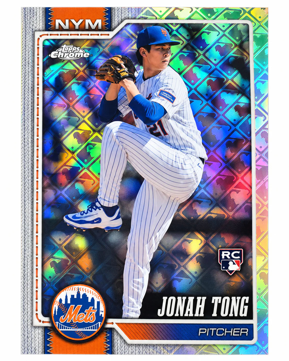 Jonah Tong · Topps Chrome Logofractor RC