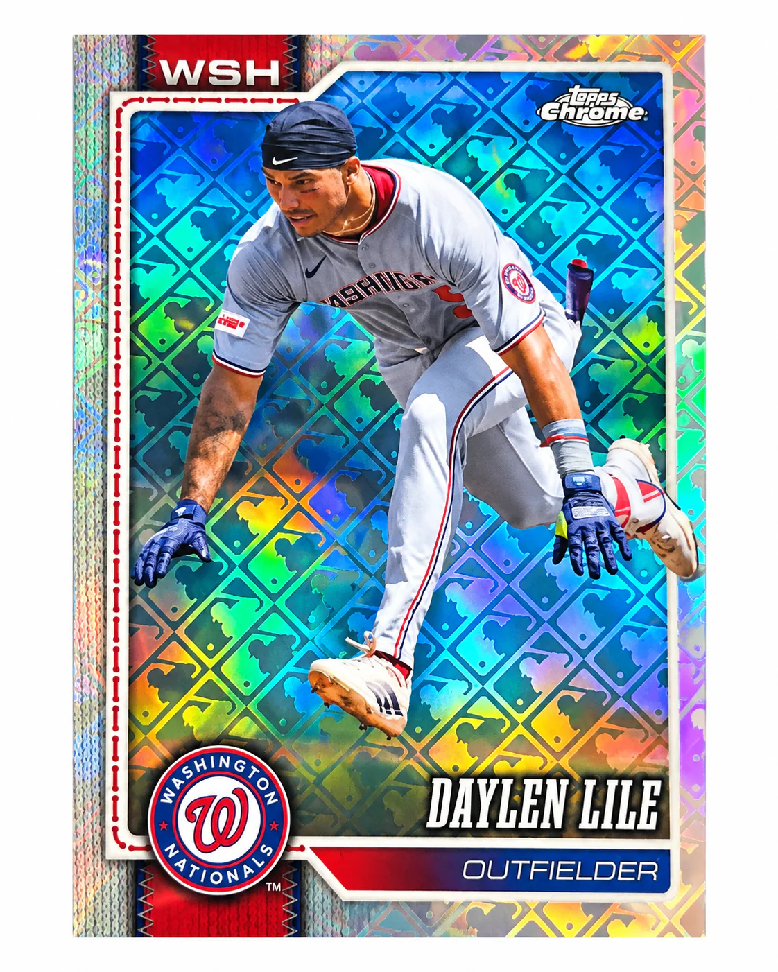 Daylen Lile · Topps Chrome Logofractor