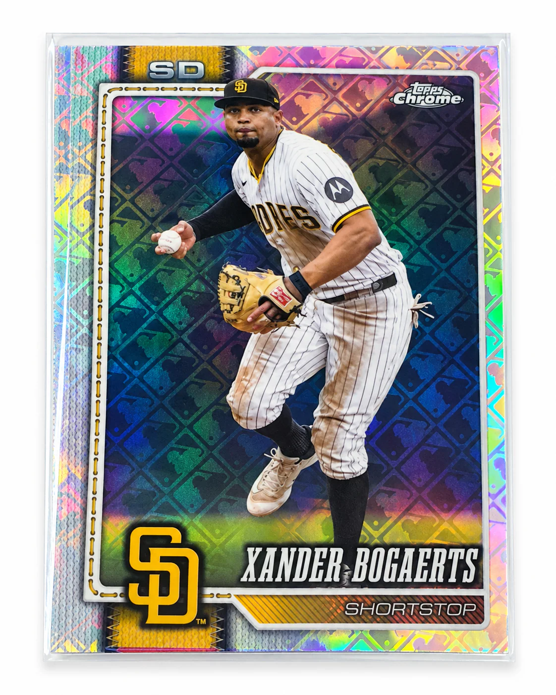 Xander Bogaerts · Topps Chrome Logofractor