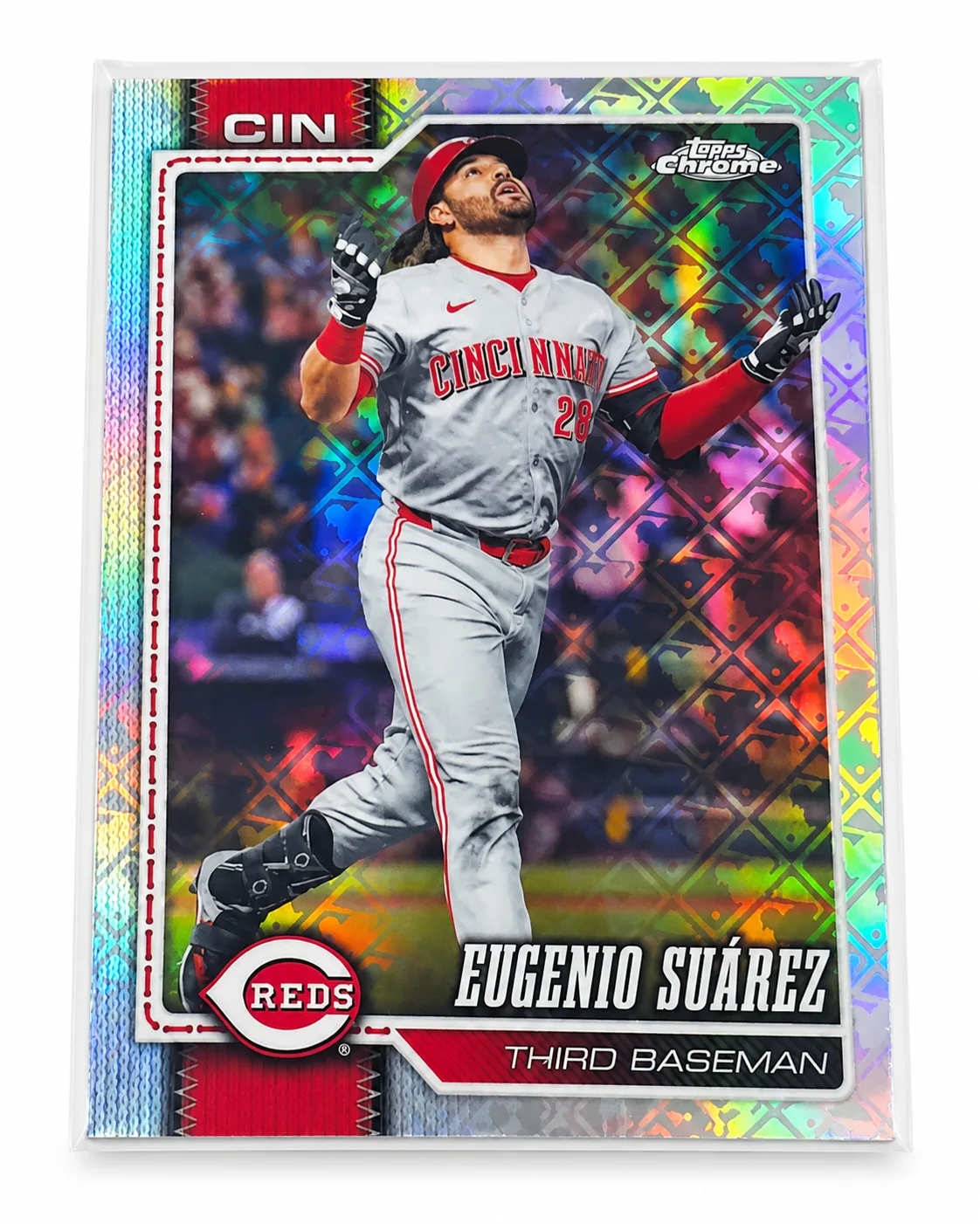 Eugenio Suárez · Topps Chrome Logofractor