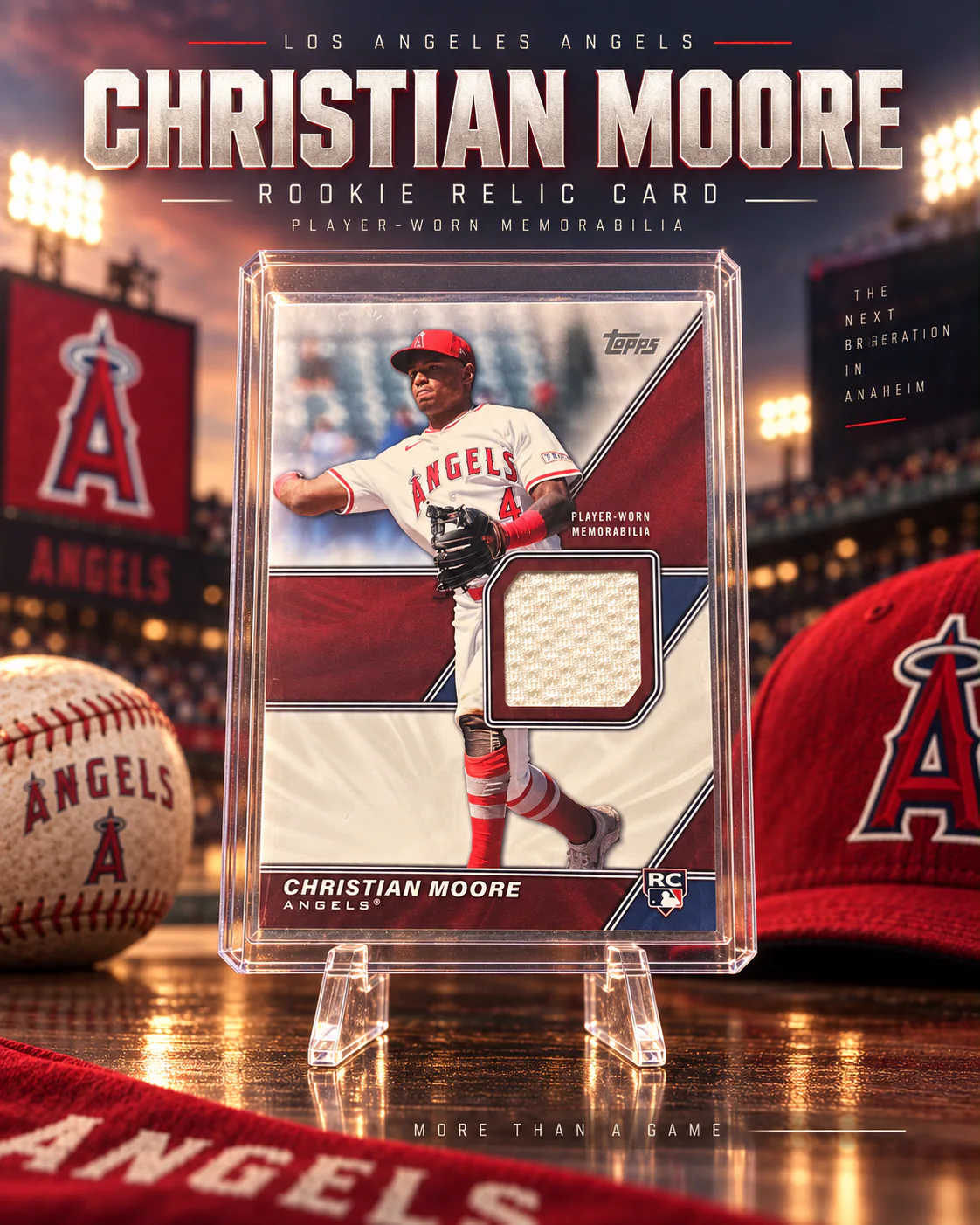 Christian Moore · Topps Rookie Relic