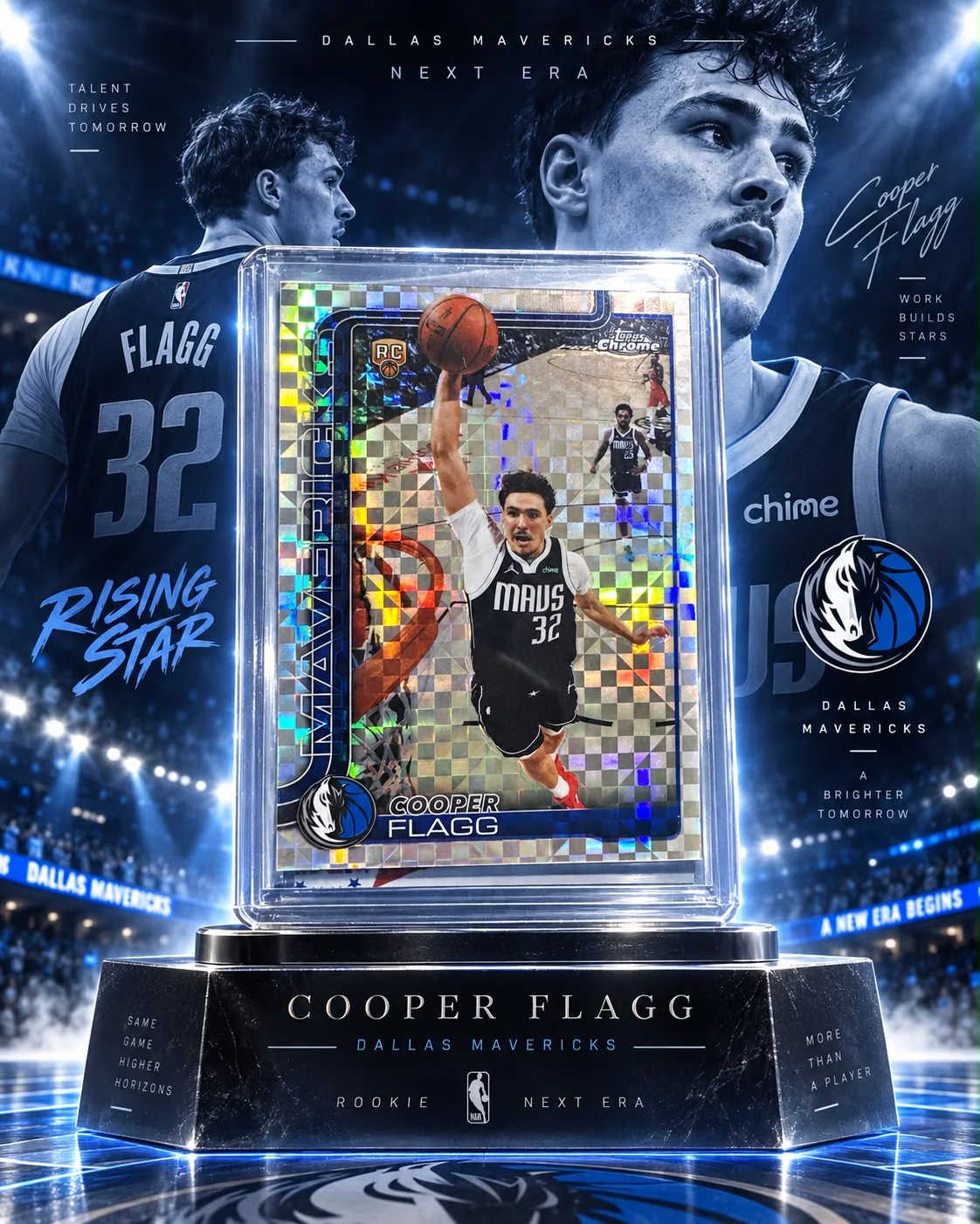 Cooper Flagg · Topps Chrome Rookie