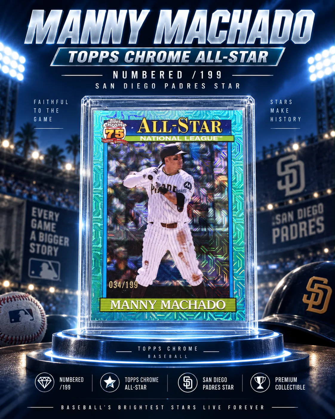 Manny Machado · Topps Chrome All-Star /199