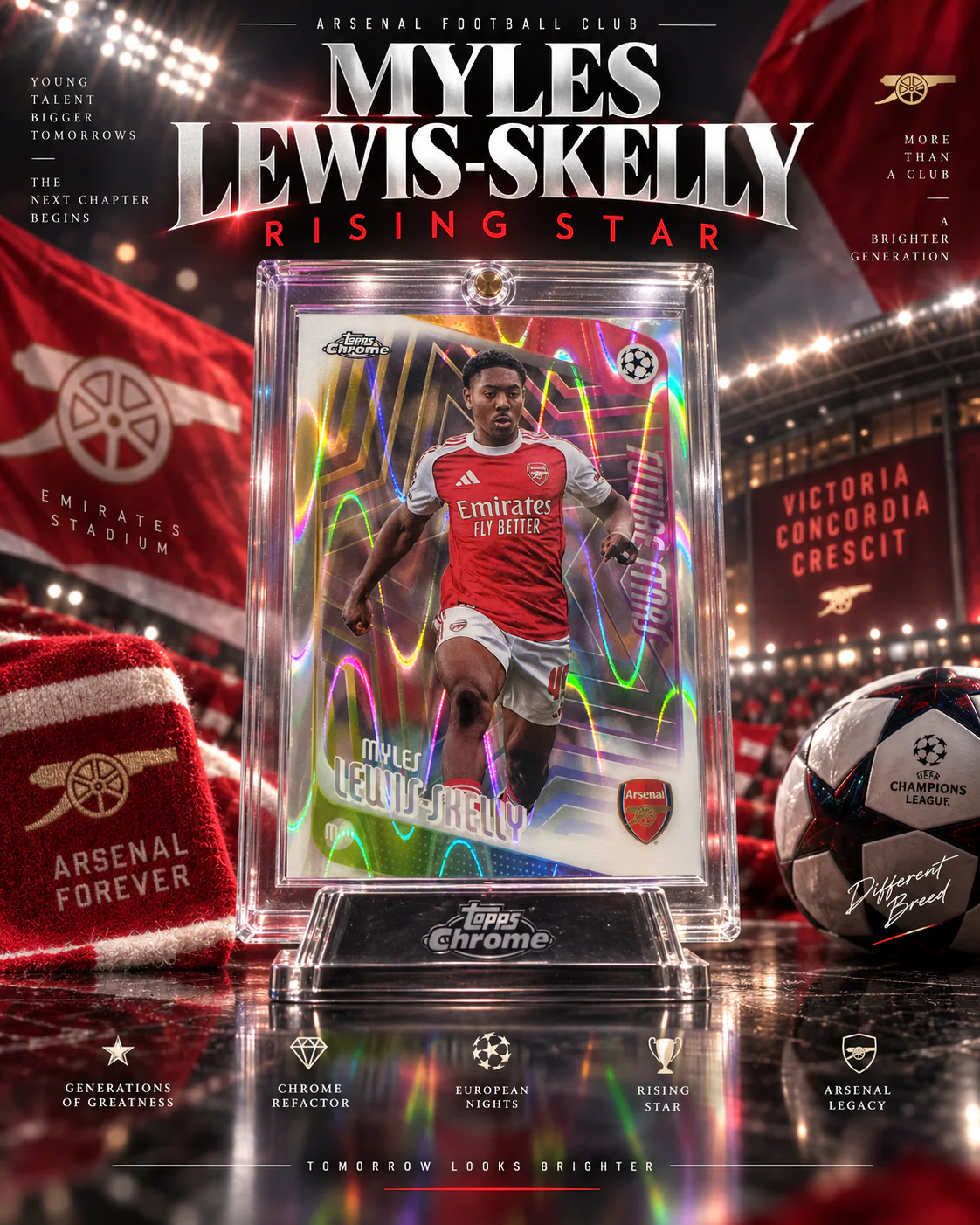 Myles Lewis-Skelly · Topps Chrome