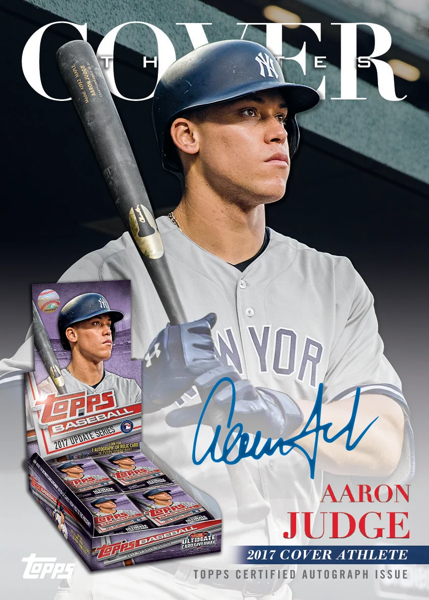 Aaron Judge · Cover Athletes illustrative sample card