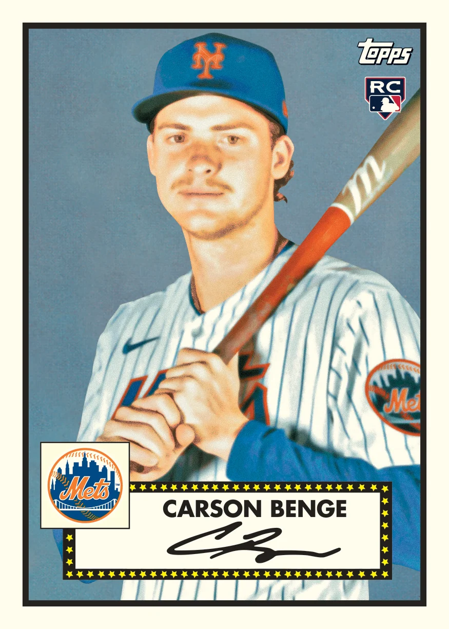 Carson Benge · 1952 Variation illustrative sample card